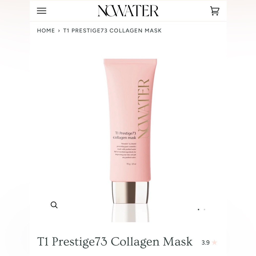 NOWATER T1 PRESTIGE COLLAGEN MASK - BRAND NEW in a SEALED box!